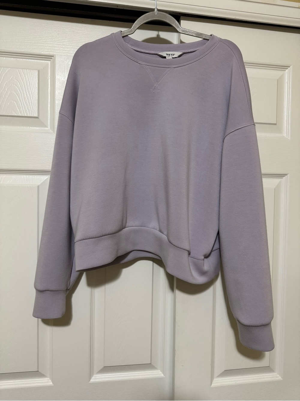 SPANX modal soft lavender Crewneck Sweatshirt